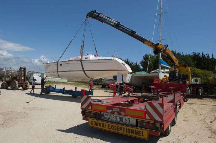 Levage bateau Landévant